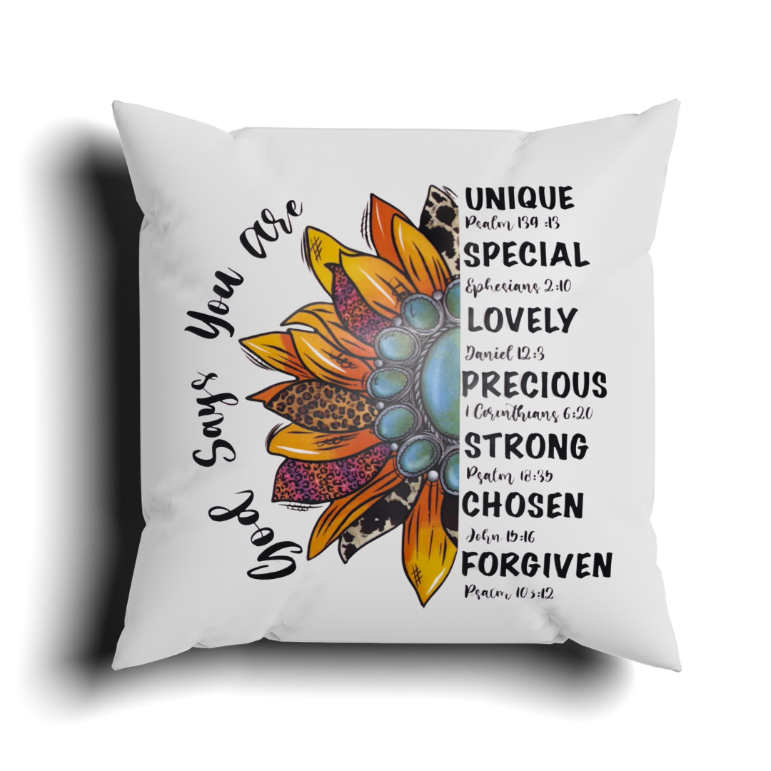 God Says You Are Pillow