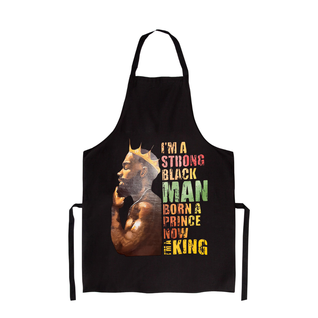 I Am A Strong Black Man Apron