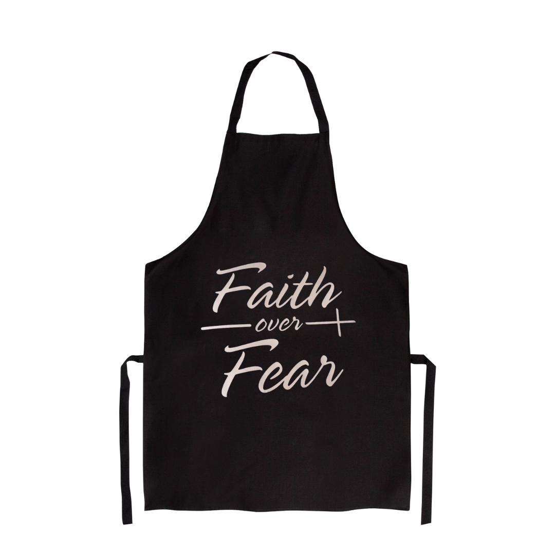 Faith Over Fear Apron