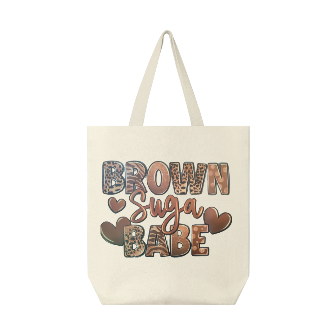 Brown Suga Babe Tote Bag