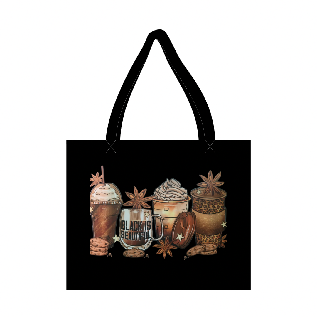 Black Is Beautiful Large Heavy Duty Tote Bag