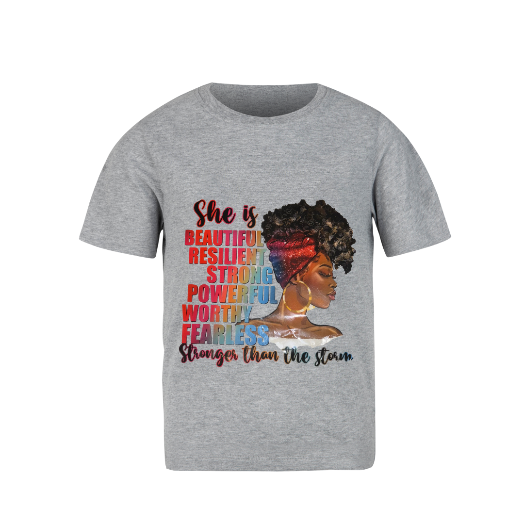 She is (Gray) Tee