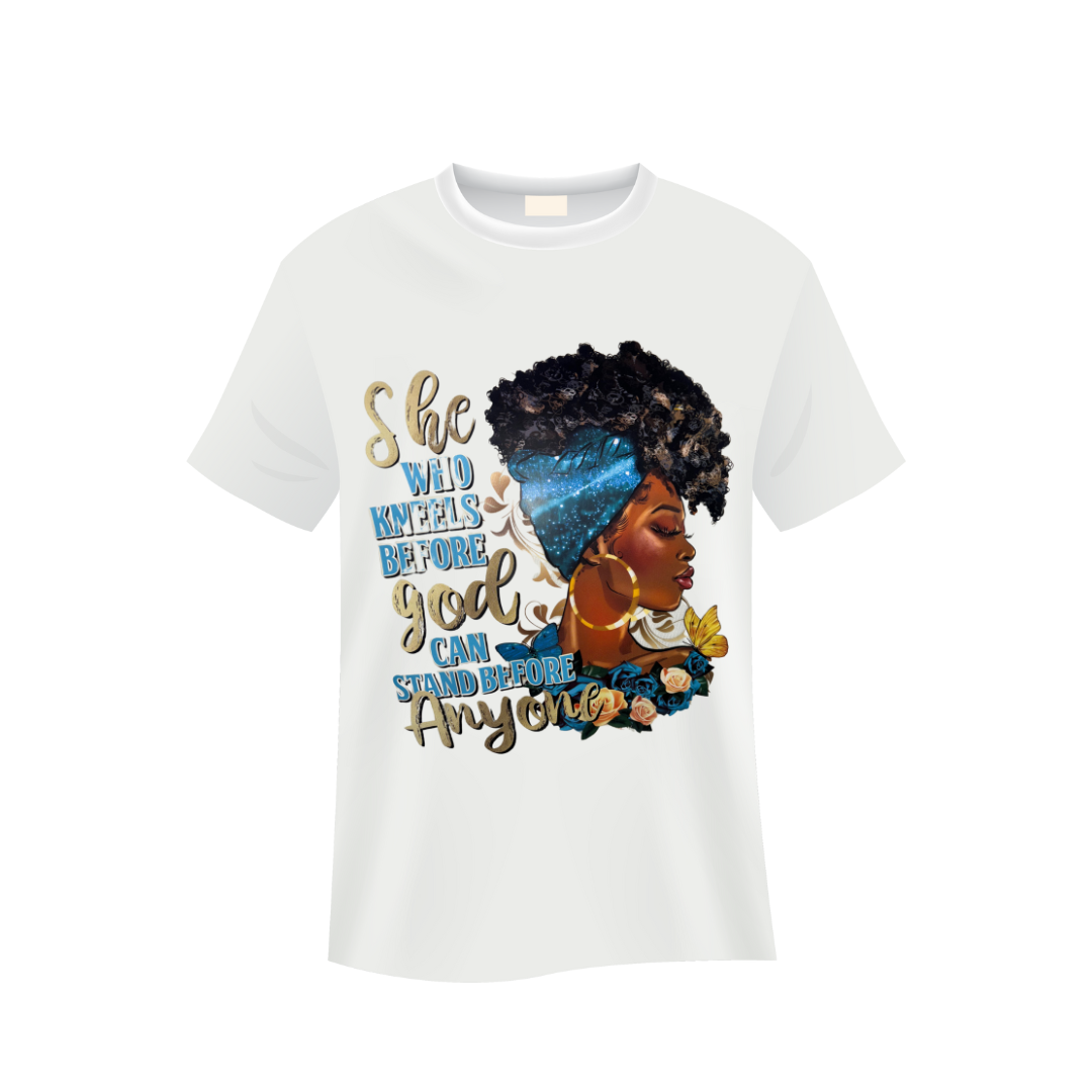 She Who Kneels Before God Tee