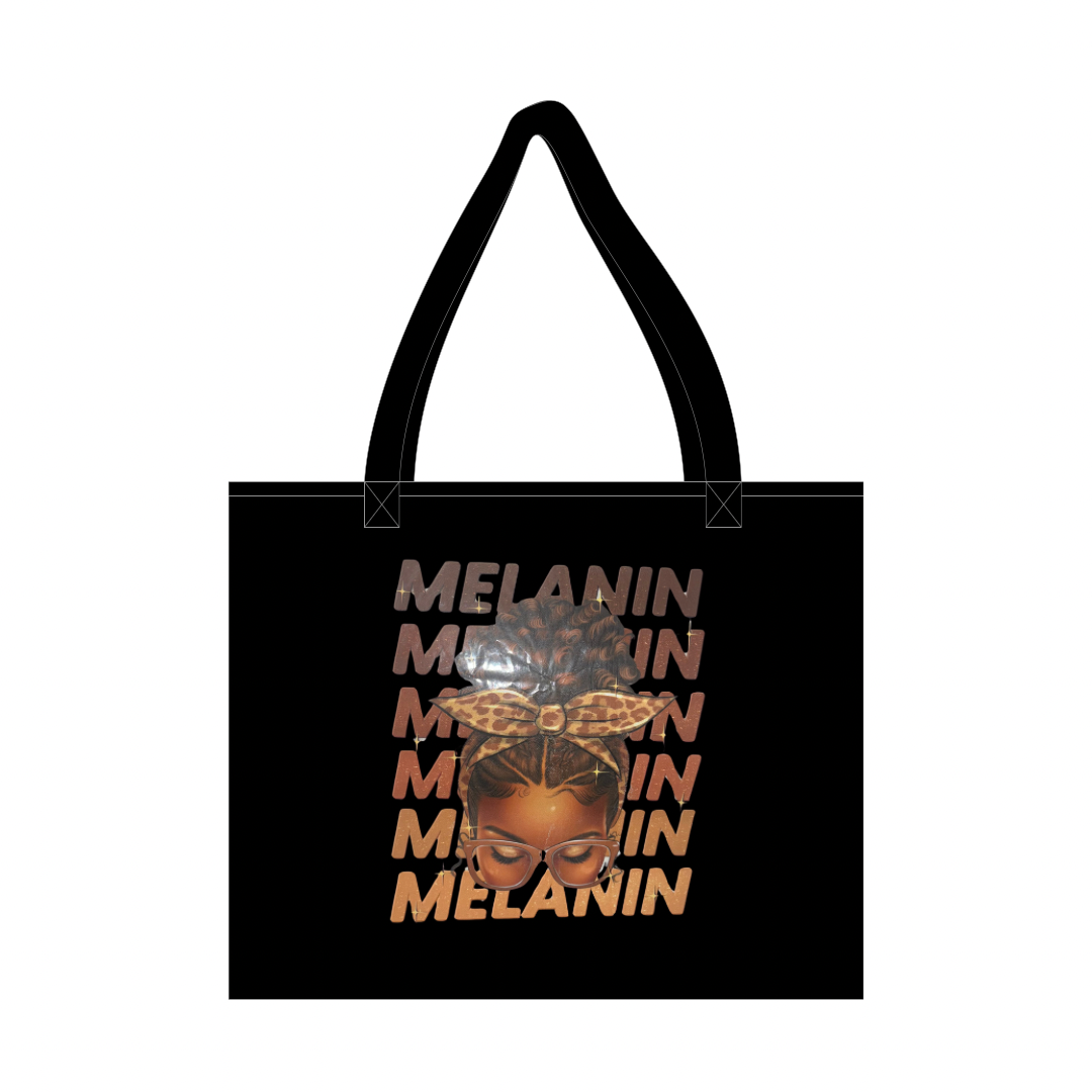 Melanin Large Heavy Duty Tote Bag
