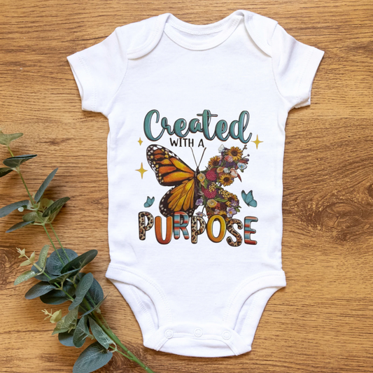 Created With A Purpose Onesie